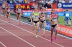 Shannon Rowbury wins the 3000 metres,  2013 IAAF Diamond League, Sainsbury's Anniversary Games, Queen Elizabeth Olympic Park, London.